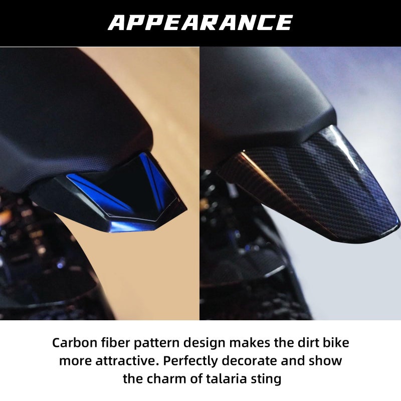 CHANGCHENG Rear Fender Protector for Talaria - Motorcycle Fender Mudguard Carbon Fiber Pattern for Talaria Sting MX3 MX4 MX5 Electric Dirt Bike - Image 5